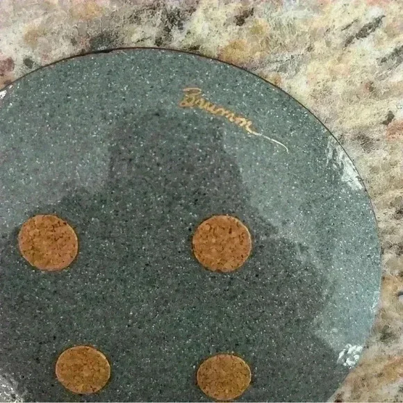 Norman Brumm Enamel On Copper Chickadee Bird Small Plate 4.75” Signed Vintage - Picture 3 of 4